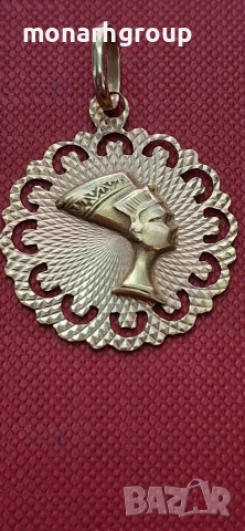 Златна висулка , снимка 3 - Колиета, медальони, синджири - 54368781