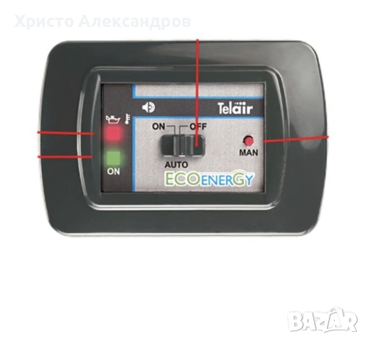 Telair Generator TG 600 Mef EcoEnergy. Това е генератор, работи с пропан бутан от кемпера 30 мба