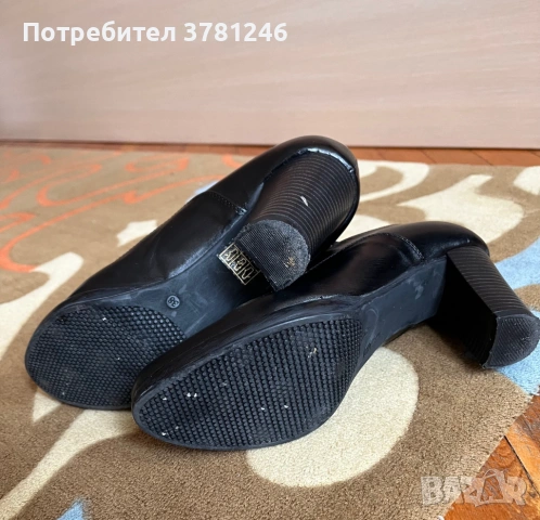 Дамски есенни обувки, естествена кожа, размер 38, снимка 4 - Дамски обувки на ток - 54645293