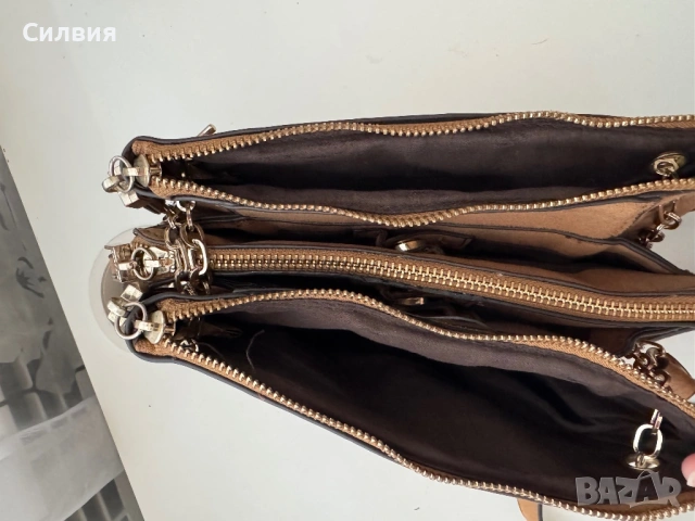 Дамска кафява чанта, снимка 4 - Чанти - 54074638