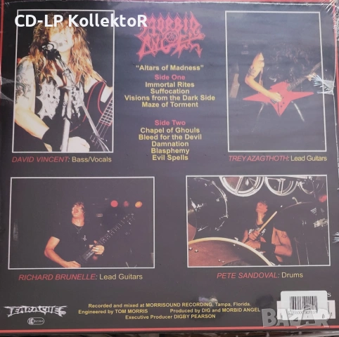 Нов Vinyl (Morbid Angel - Altars Of Madness), снимка 2 - Грамофонни плочи - 54347109