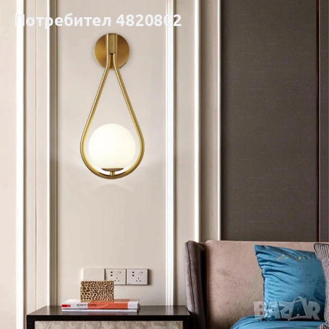 SphereLight – стенна лампа в стил mid-century