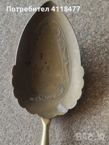 Сребърни лъжица и вилица , снимка 2 - Антикварни и старинни предмети - 54070156