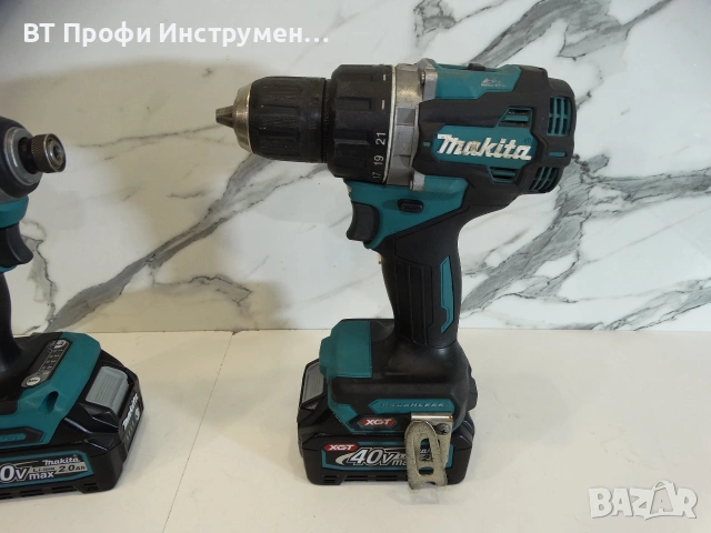 Комплект Makita 40 V XGT - Винтоверт + импакт драйвер, снимка 2 - Други инструменти - 55215114