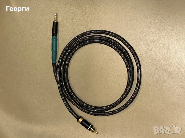Висококачествен коаксиален кабел RCA-3.5 jack