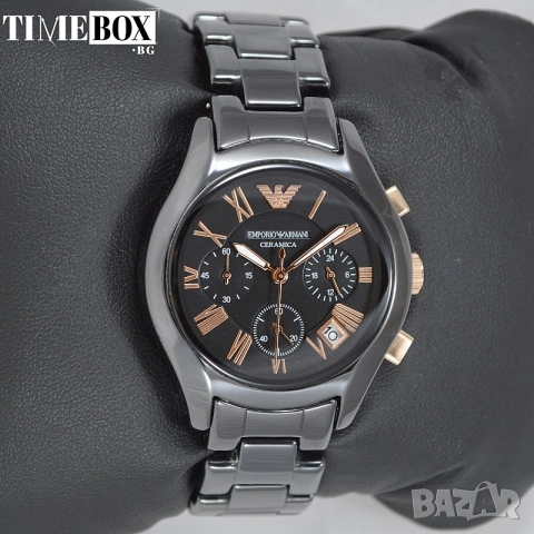 Emporio Armani AR1411 Ceramica Chronograph, снимка 8 - Дамски - 38774743