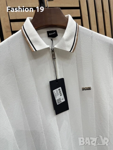 Тениски с яка Loro Piana/Boss‼️, снимка 6 - Тениски - 54354030