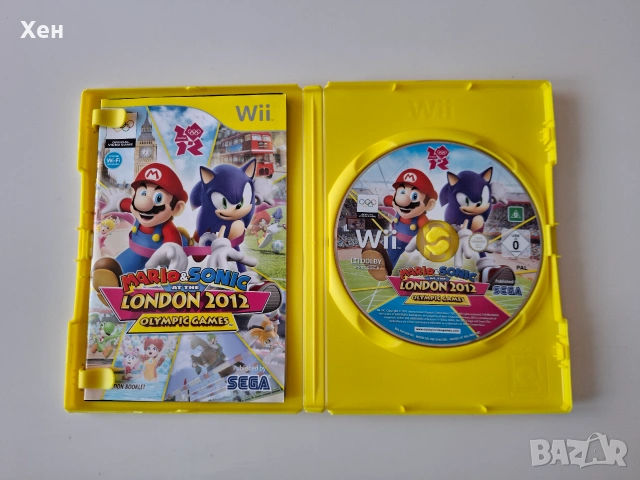 Mario & Sonic at the London 2012 Olympic Games Nintendo Wii, снимка 3 - Игри за Nintendo - 55178242