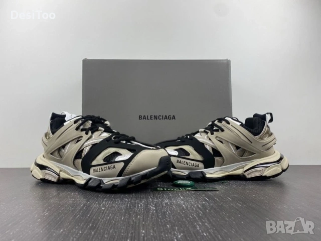 Balenciaga Track Sneaker "Beige/Black", снимка 2 - Маратонки - 54358857