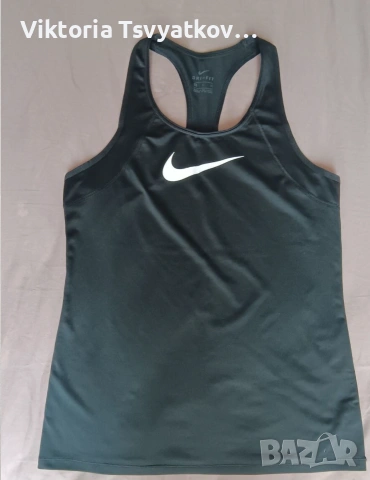 2 дамски потника Nike One Dri-FIT Swoosh, размер S, снимка 2 - Спортни екипи - 55163852