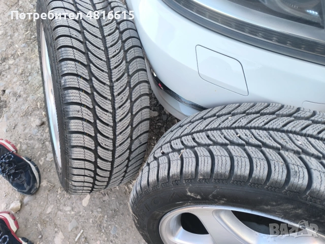 Алуминиеви джанти 16 със зимни гуми , снимка 2 - Гуми и джанти - 54407038