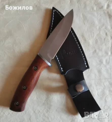 Компактен и здрав Full-Tang нож от неръждаема стомана 9Cr18MoV – готов за приключения!, снимка 2 - Ножове - 55586410