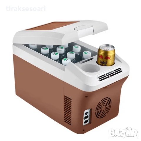 Хладилна кутия 15L 12/24/220V T996 Портативен авто хладилник за кола камион и къмпинг