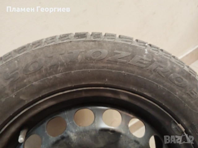  Железни Джанти с Гуми PIRELLI WINTER SOTTOZERO 3 – 2 броя, снимка 8 - Гуми и джанти - 54730451