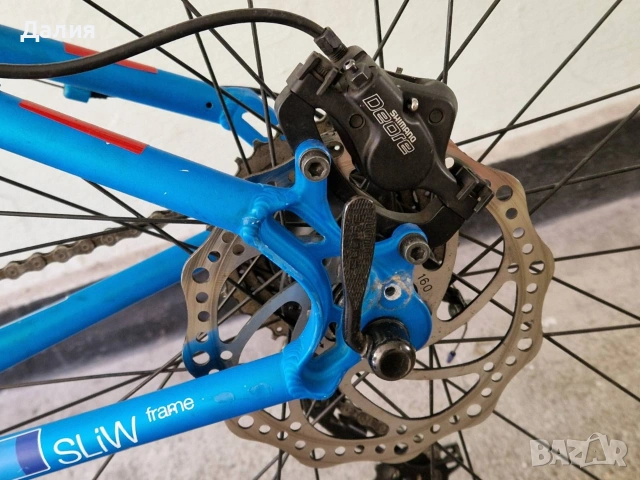 Продавам велосипед BMC 26" 3×9 скорости Монтаж SHIMANO DEORE, снимка 10 - Велосипеди - 54982393