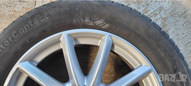 BMW джанти с гуми Continental ContiWinterContact TS 830P - 205/60 R16 96H, снимка 5 - Гуми и джанти - 54896372