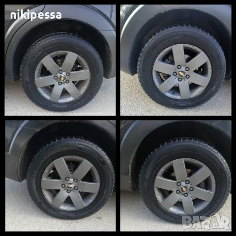 лети , алуминиеви , 17 цола с гуми , джанти , chevrolet captiva , opel antara
