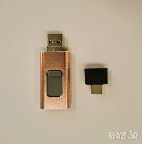 Флашка 64GB (за iPhone, Android и PC), снимка 2 - USB Flash памети - 55332251