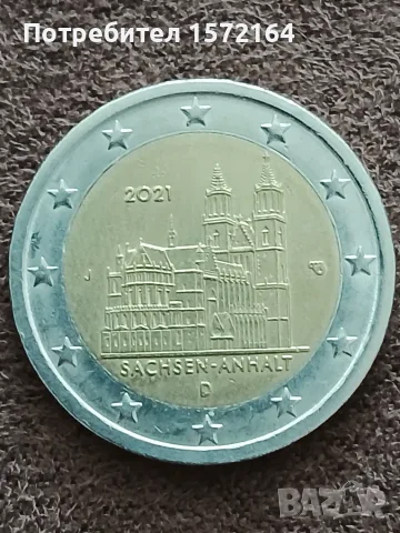 Монета 2 Евро Германия 2021