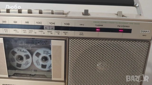 SUPERSCOPE CRS-3043S /// boombox /// ghetto blaster, снимка 4 - Радиокасетофони, транзистори - 54551287