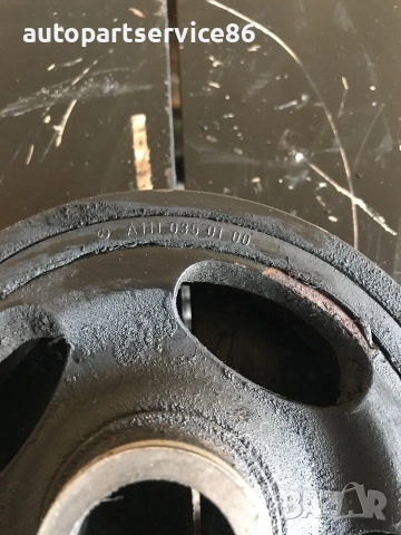 Ремъчна шайба на колянов вал за Mercedes Sprinter 314 / Vito 2.3 Petrol A1110350100, снимка 3 - Части - 55265819