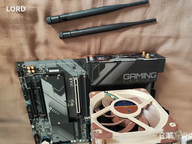 Комплект Ryzen 7 7800X3D, RAM 32GB DDR5 6000, Gigabyte B650 Gaming X AX, Noctua NH U12A, снимка 10 - Процесори - 55478690