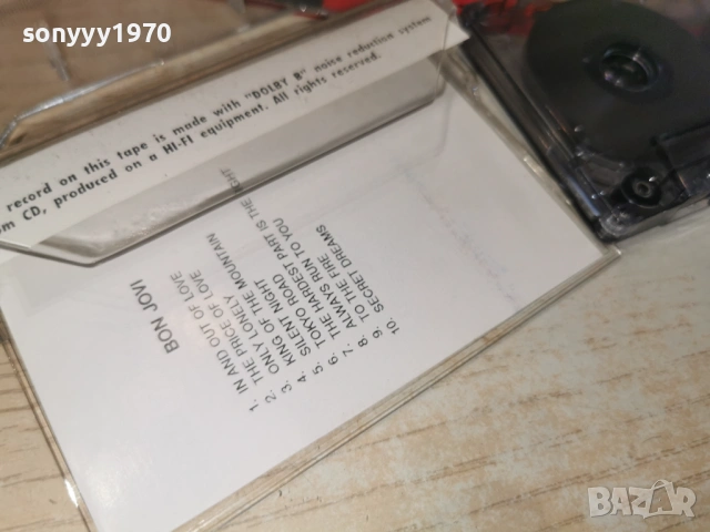 BON JOVI TAPE 0204261723H2E6R, снимка 10 - Аудио касети - 54068655
