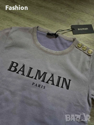 НОВ жесток топ / тениска BALMAIN. M номер, снимка 3 - Други - 54373712