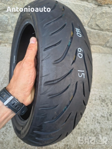 160 60 15 задна гума за скутер BRIDGESTONE Battlax Sport Touring T31 67H , снимка 4 - Гуми и джанти - 55125424