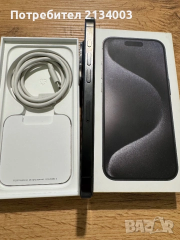 iPhone 15 Pro 128GB Гаранция Зора !!! като НОВ !!! 87% батерия, снимка 6 - Apple iPhone - 54800140