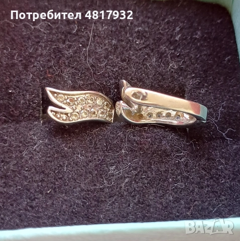 Сребърни обеци, снимка 3 - Обеци - 54593889