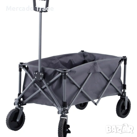 Сгъваема транспортна количка за къмпинг Mercado Trade, Сив