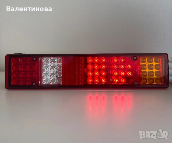 Комплект LED стопове 60 диода 12V 5 функции за бус, камион, ремарке, снимка 5 - Аксесоари и консумативи - 54367310
