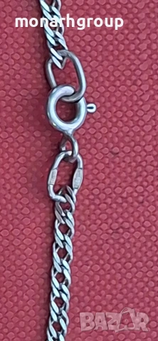 Сребърна верижка, снимка 4 - Колиета, медальони, синджири - 54063669
