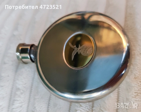  Оригинална метална манерка Fernet‑Branca – нова, неизползвана., снимка 1 - Антикварни и старинни предмети - 54099250
