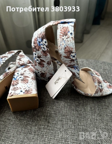 Сандали на висок ток DeeZee, снимка 2 - Дамски обувки на ток - 55072992