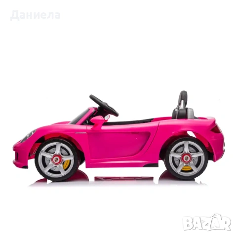 Ел. кола Porsche Carrera GT розова, снимка 2 - Коли, камиони, мотори, писти - 55264667