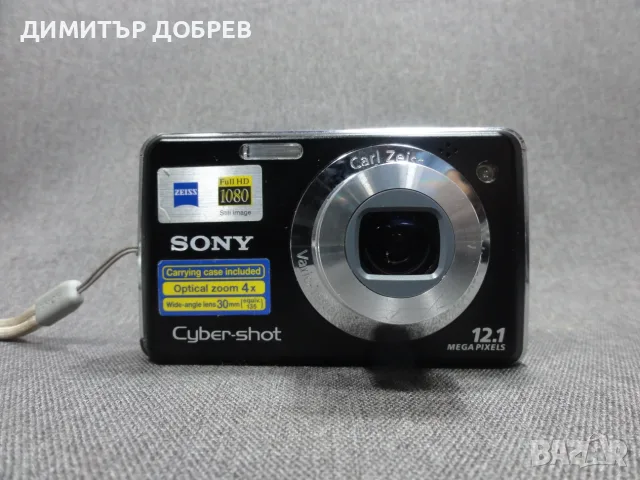 ЦИФРОВ ФОТОАПАРАТ SONY CYBER-SHOT DSC-W215 12.1MP CCD ZEISS DIGITAL CAMERA Y2K DIGICAM, снимка 2 - Фотоапарати - 55334371