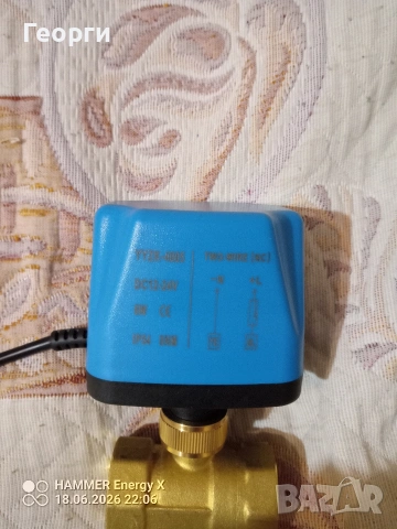 Електрически клапан с ел. задвижка 1" 12-24VDC, снимка 3 - Напояване - 54963369