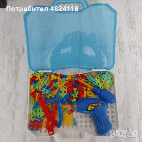 Конструктор с винтоверт на батерии, снимка 2 - Конструктори - 54498642