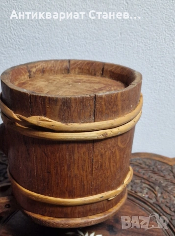 Скандинавска дървена халба, снимка 12 - Декорация за дома - 53981260