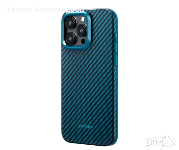 Кейс Pitaka MagEZ Case Pro 4 за iPhone 15 Pro (6.1"), Aramid Fiber 1500D, снимка 2 - Калъфи, кейсове - 54543590