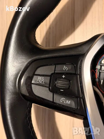 Оригинален волан от Bmw G30 530d 2018 с вибрация., снимка 3 - Части - 55567009