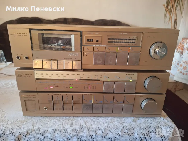 MARANTZ PM 140 STEREO AMPLIFIER,ST140 STEREO TUNER,SD140 STEREO CASSETTE DECK.MADE IN JAPAN.