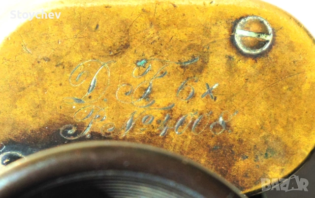 Колекционерски бинокъл Carl Zeiss Jena D.R.P. D.F. 6x 1903 г., снимка 5 - Колекции - 54886685