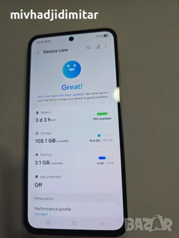 ***КАТО НОВ*** Samsung S24FE -128GB/KNOX OFF, снимка 3 - Samsung - 55376479