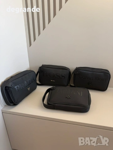 👜Мъжки Несесер Prada Armani Boss CK, снимка 4 - Чанти - 54235202