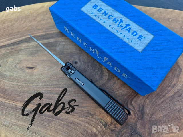 Сгъваем нож Benchmade 9750 Mini Coalition AUTO ,S30V сатенено гладко острие, снимка 10 - Ножове - 54374824