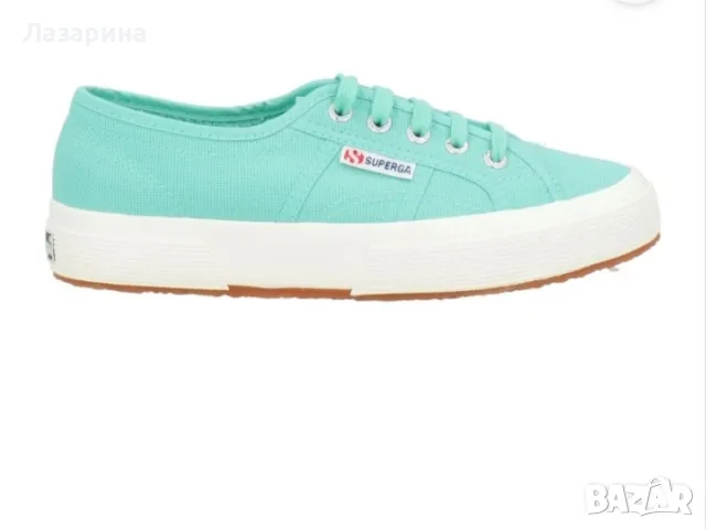Кецове SUPERGA в цвят мента, снимка 4 - Кецове - 55307434