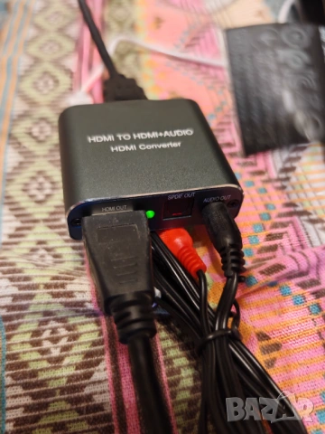 HDMI Audio Extractor 4K 60Hz HDMI 2.0 Optical AUX ARC eARC, снимка 7 - Друга електроника - 54497030